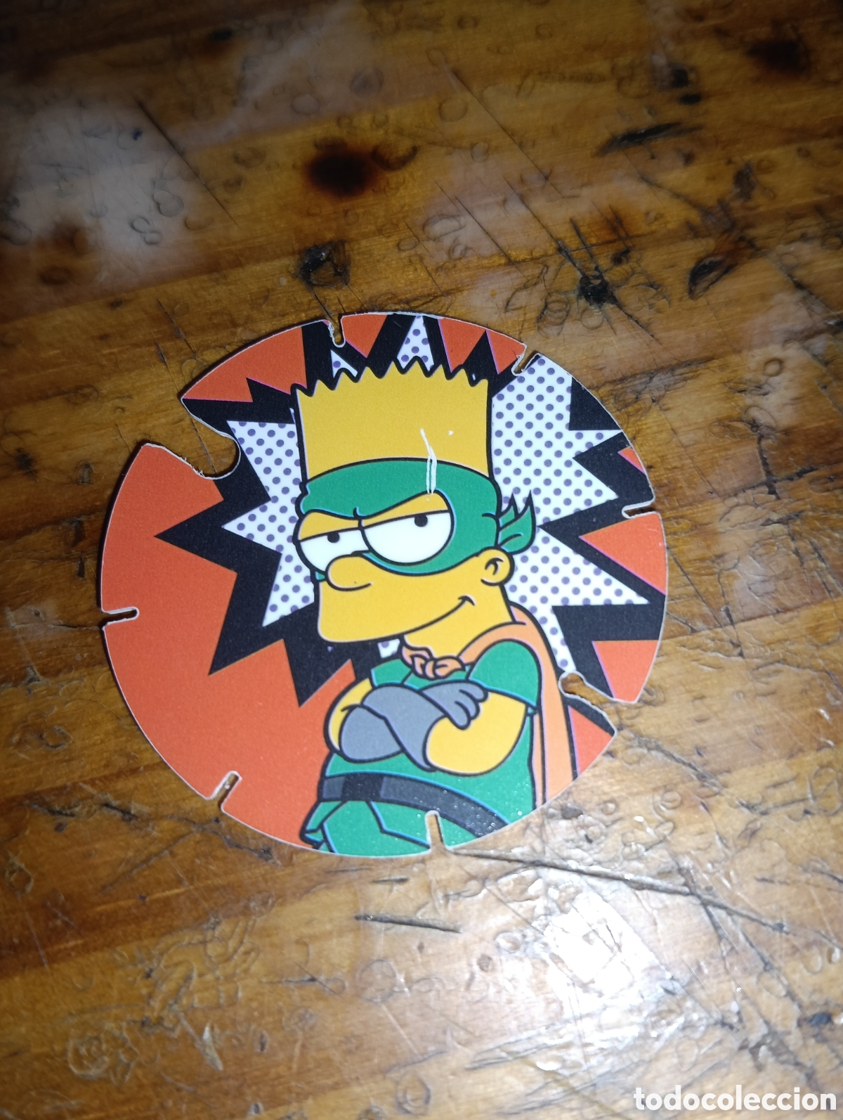 Coleccionismo: Tazo N&deg;21 The Simpsons Bartman Cheetos 2014