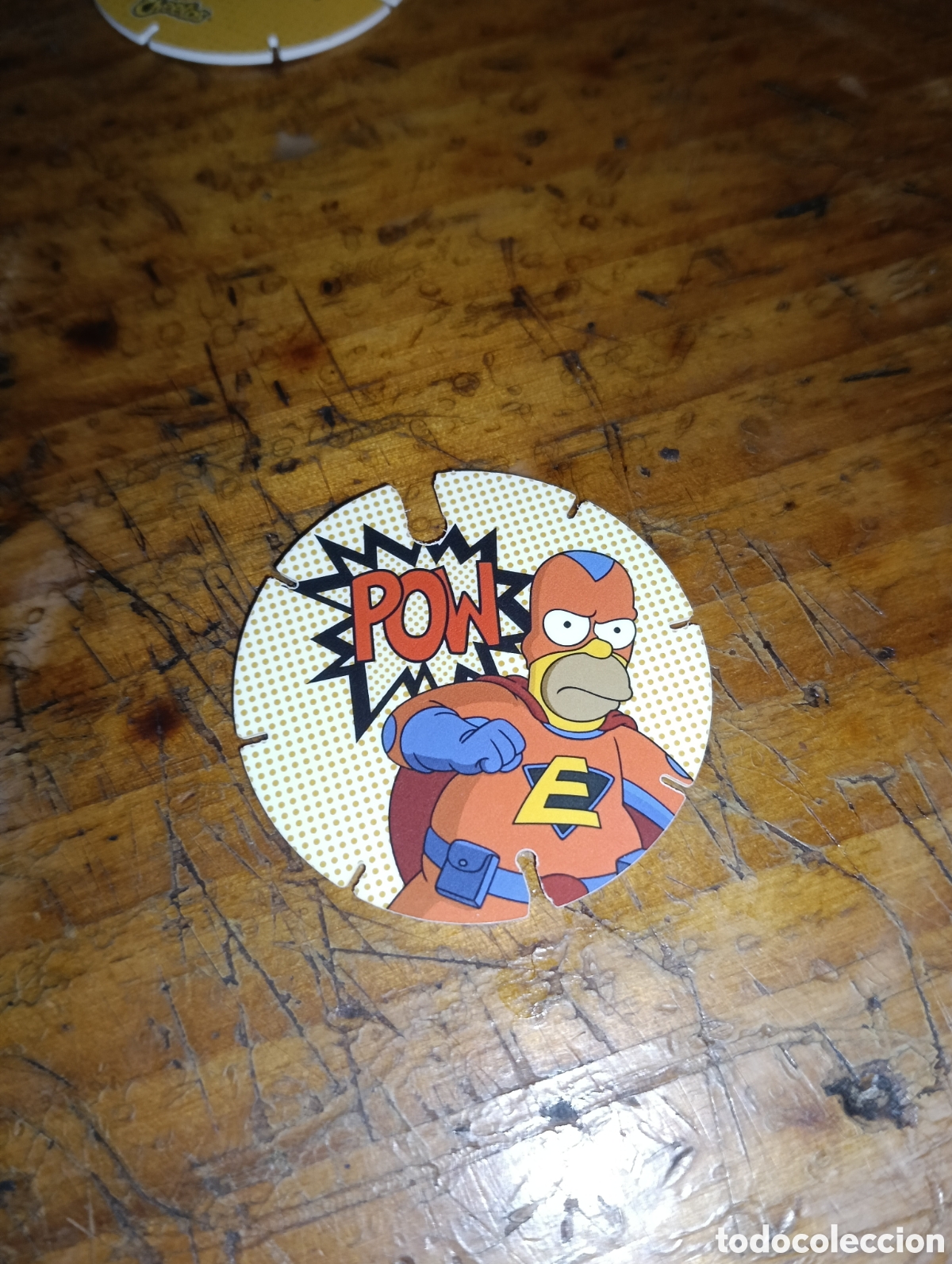Coleccionismo: Tazo N&deg; 23 The simpsons Bartman Cheetos 2014