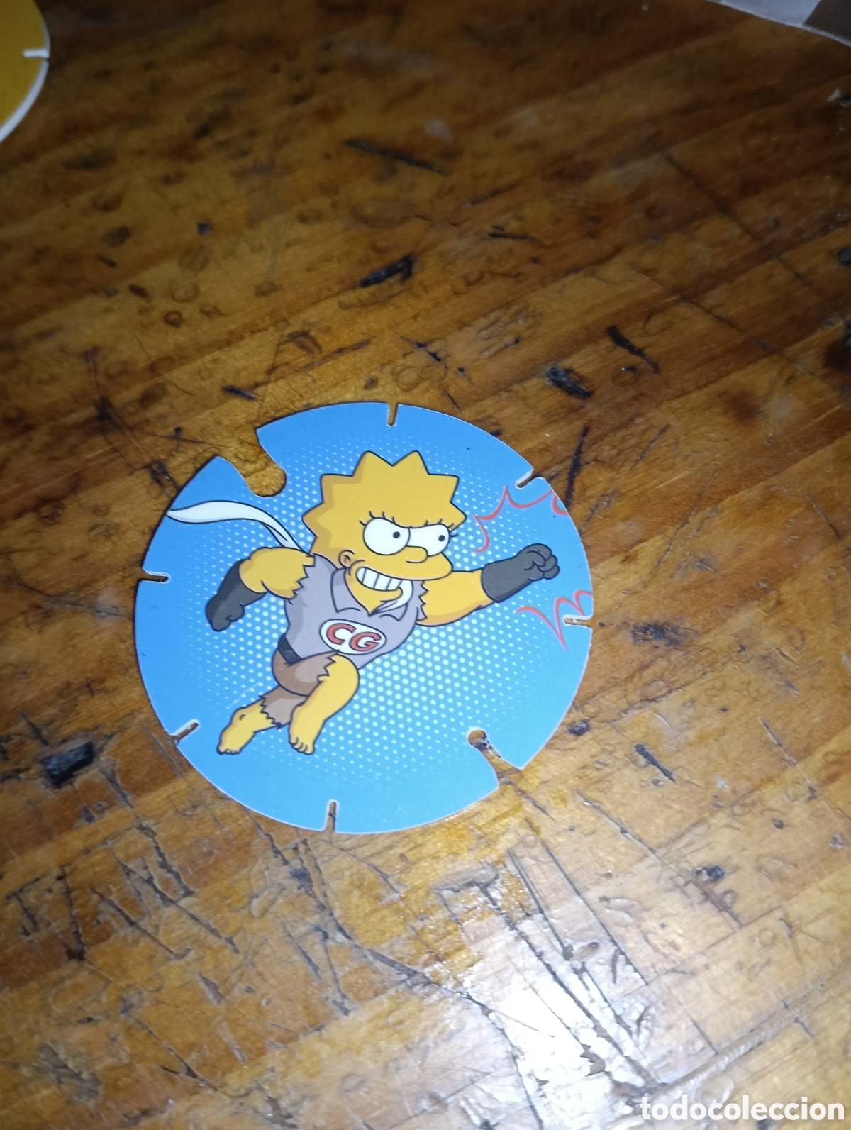 Coleccionismo: Tazo N&deg; 26 The simpsons Bartman Cheetos 2014