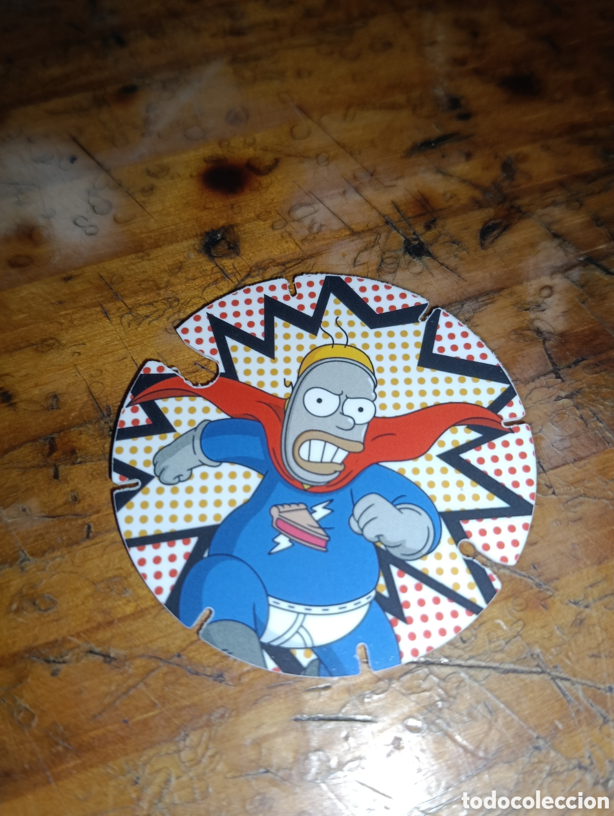 Coleccionismo: Tazo N&deg; 19 The simpsons Bartman Cheetos 2014