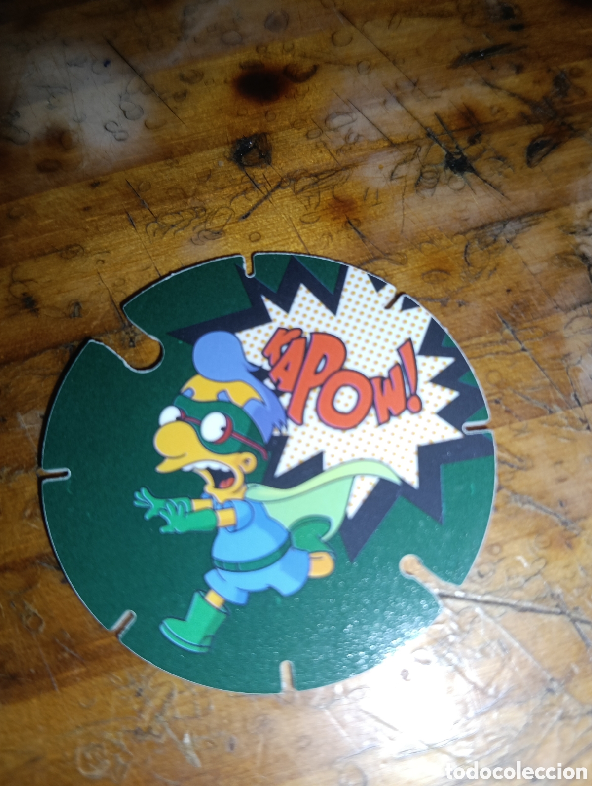 Coleccionismo: Tazo N&deg; 17 The simpsons Bartman Cheetos 2014