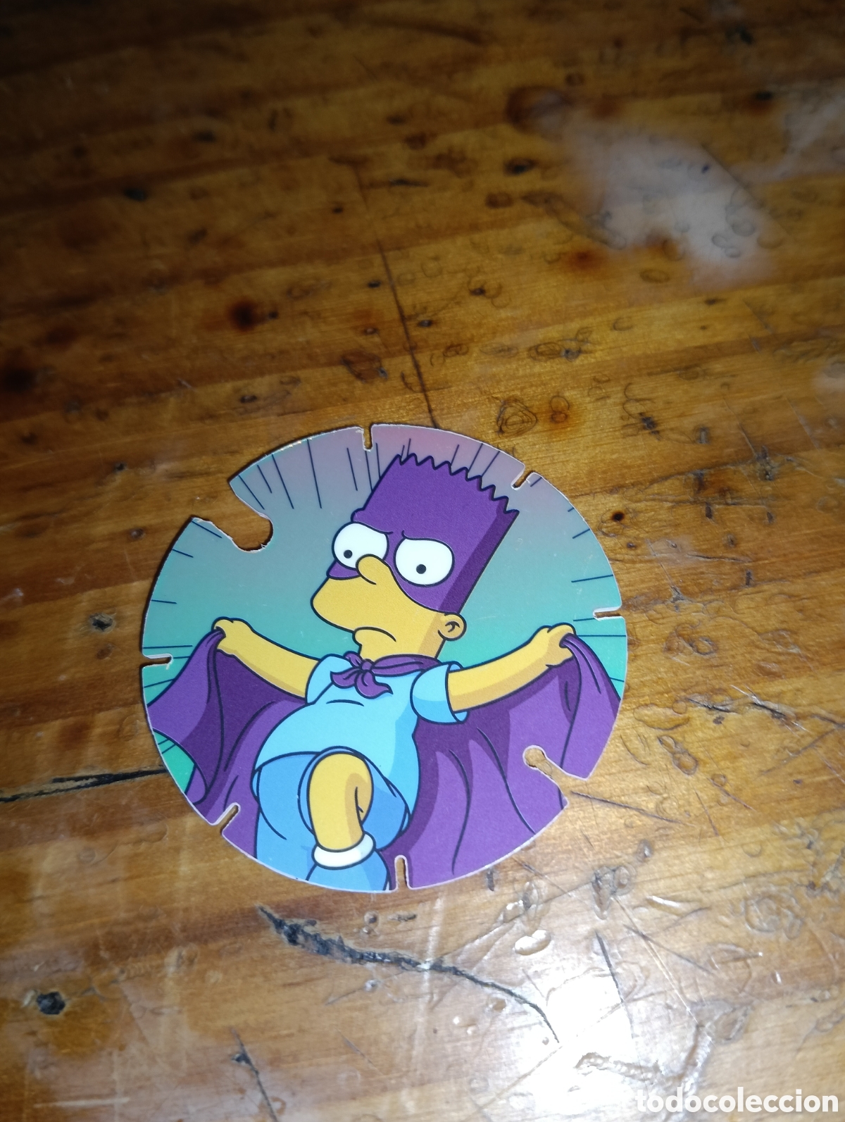 Coleccionismo: Tazo N&deg; 10 The simpsons Bartman Cheetos 2014