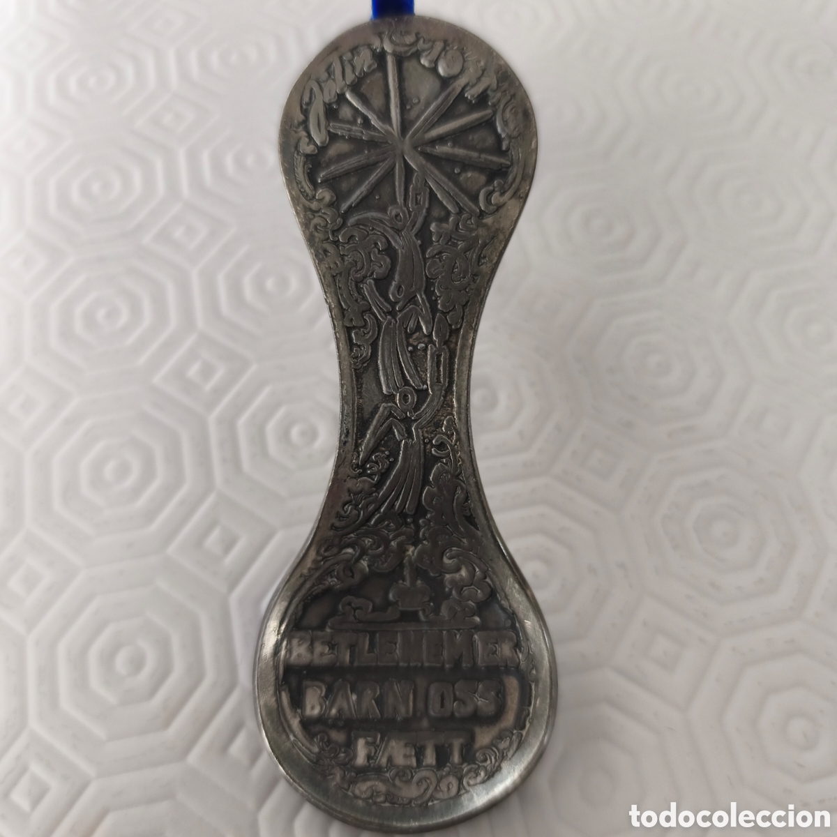 Coleccionismo: Cucharilla de Navidad escandinava 1971
