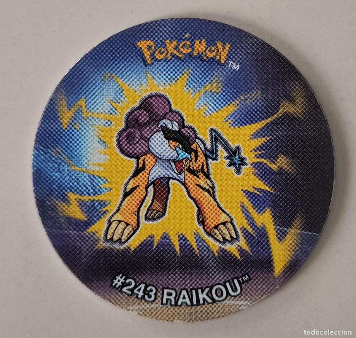 Coleccionismo: POK&Eacute;MON TAZO LEAGUE - N&ordm;243 RAIKOU - MATUTANO