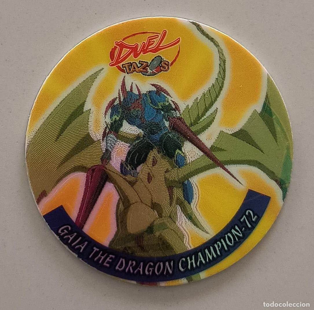 Coleccionismo: TAZO YU-GI-OH DUEL TAZOS - N&ordm; 72 GAIA THE DRAGON CHAMPION/CASTLE OF DARK ILLUSIONS