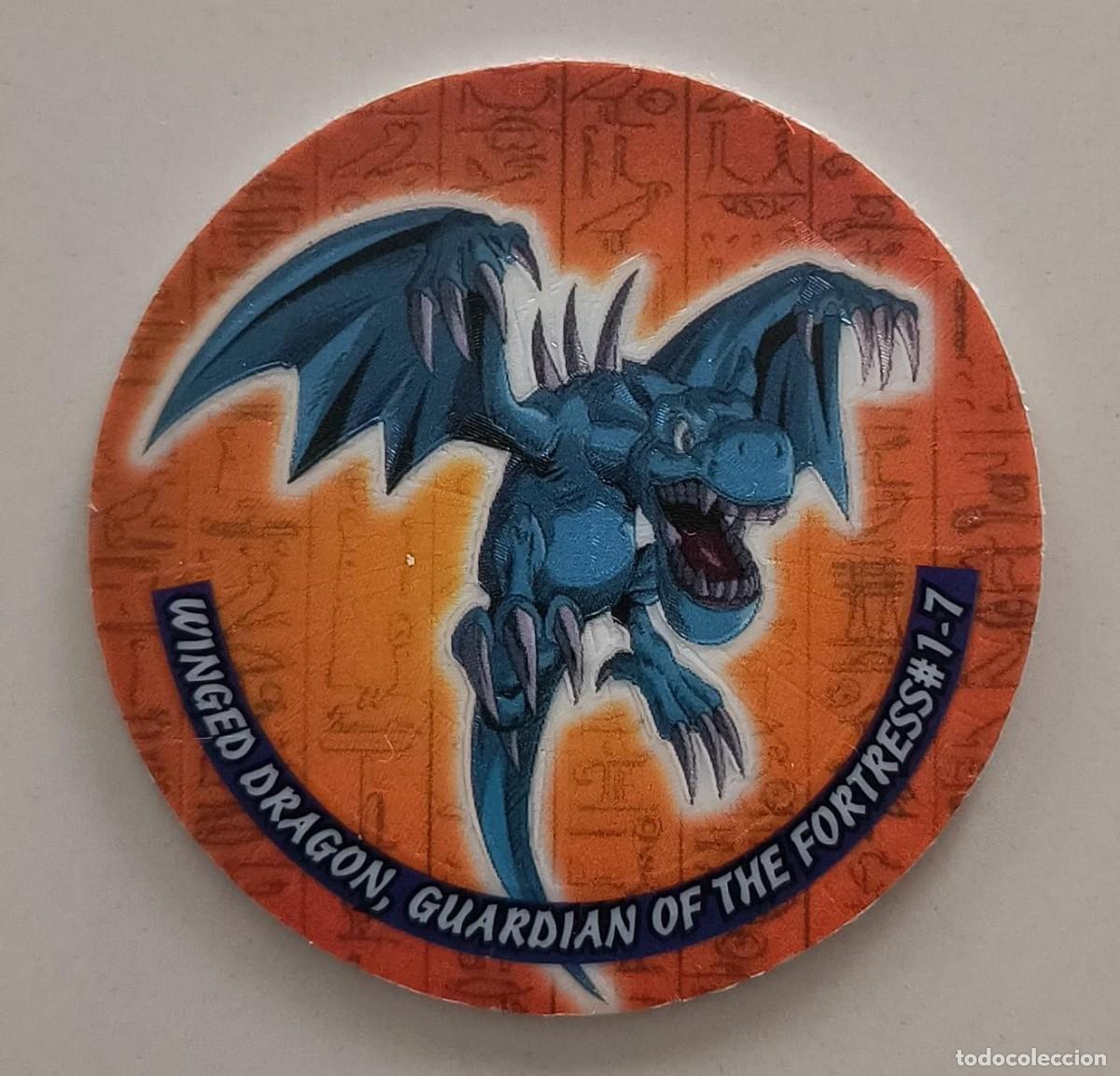 Coleccionismo: TAZO YU-GI-OH TAZOS - N&ordm; 7 WINGED DRAGON, GUARDIAN OF THE FORTRESS/YAMI YUGI
