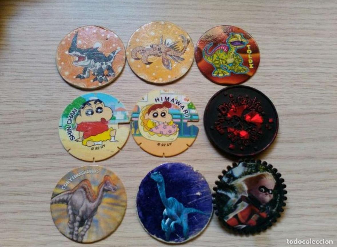 Coleccionismo: Tazos varios lote Digimos, Jurassic Park..