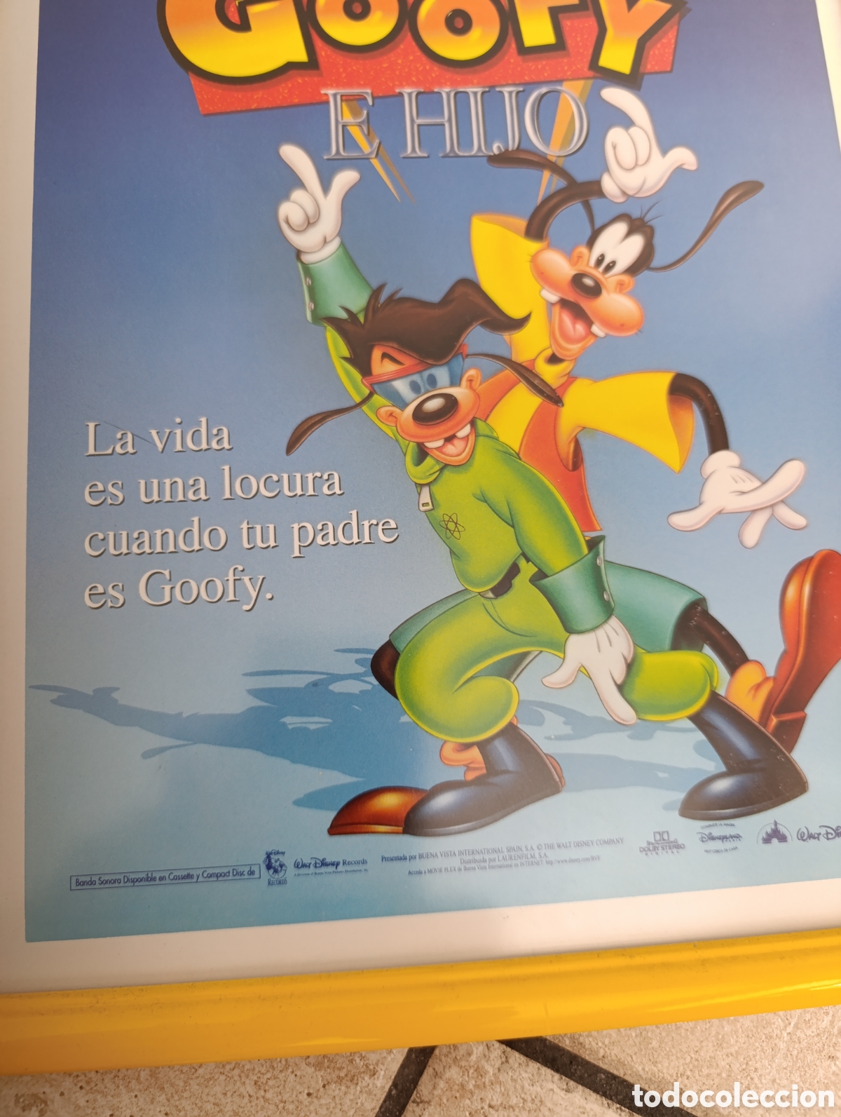 Coleccionismo: Cuadro de la pel&iacute;cula Goofy e hijo - Foto 2