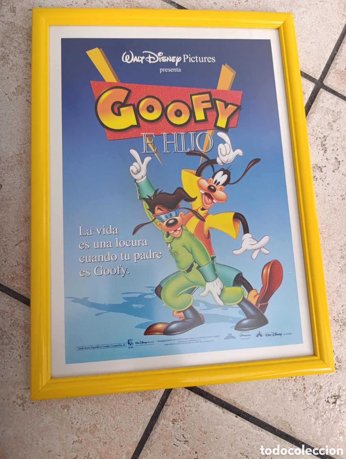 Coleccionismo: Cuadro de la pel&iacute;cula Goofy e hijo