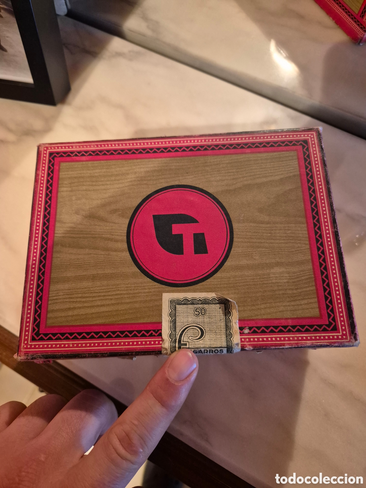 Colecionismo: Caja cincuenta farias vintage