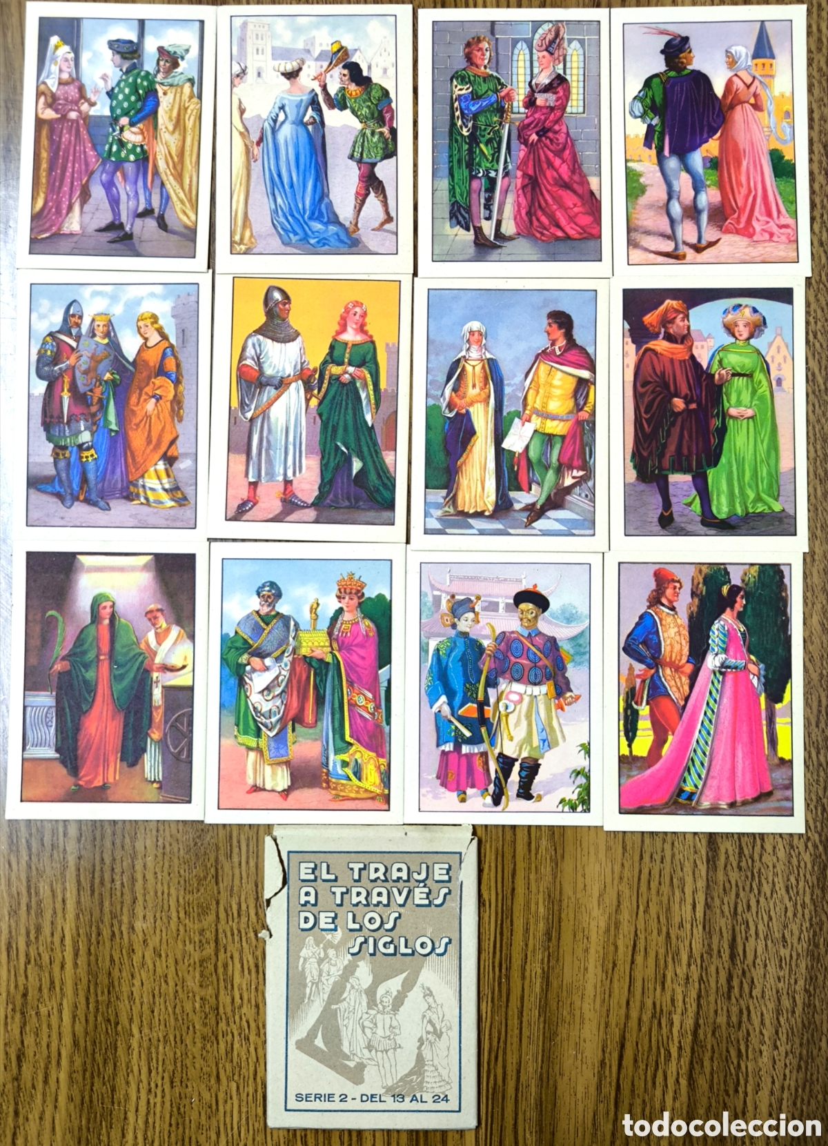 Coleccionismo: CROMOS EL TRAJE A TRAV&Eacute;S DE LOS SIGLOS