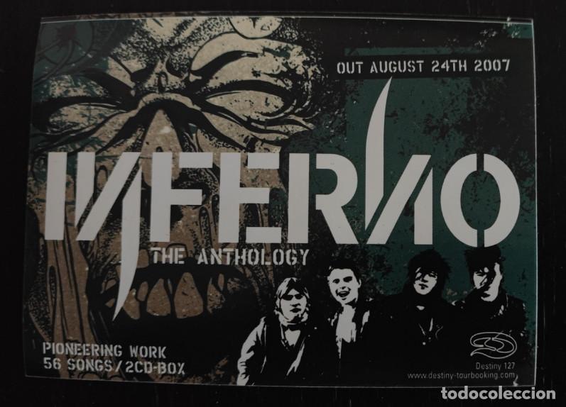 Coleccionismo: PEGATINA, INFERNO THE ANTHOLOGY, DESTINY 127, 24 AGOSTO 2007