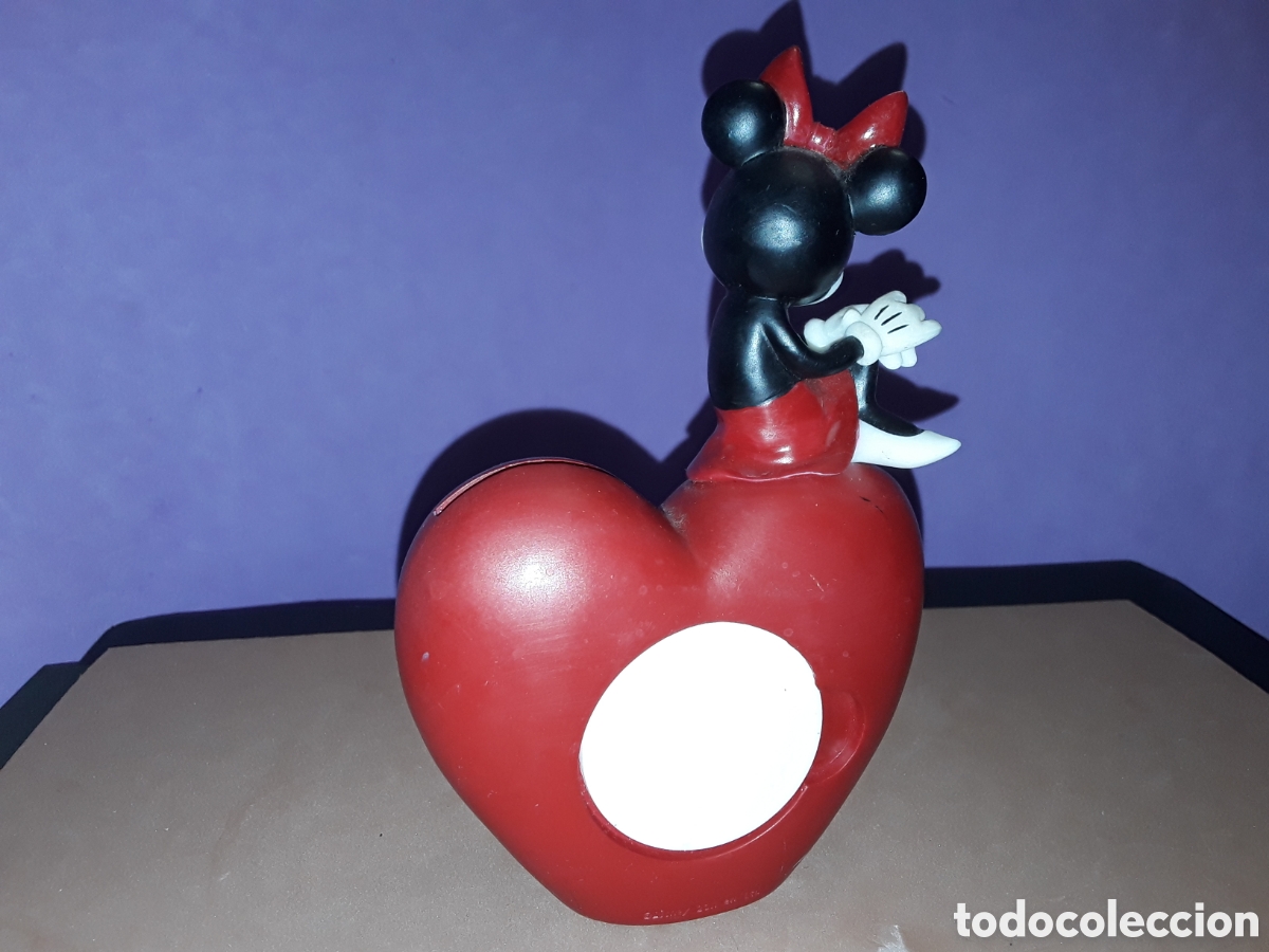 Coleccionismo: Hucha Minnie Mousse coraz&oacute;n - Foto 2