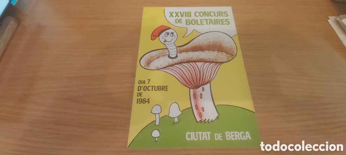 Coleccionismo: XXVIII CONCURS DE BOLETAIRES CIUTAT DE BERGA 1984
