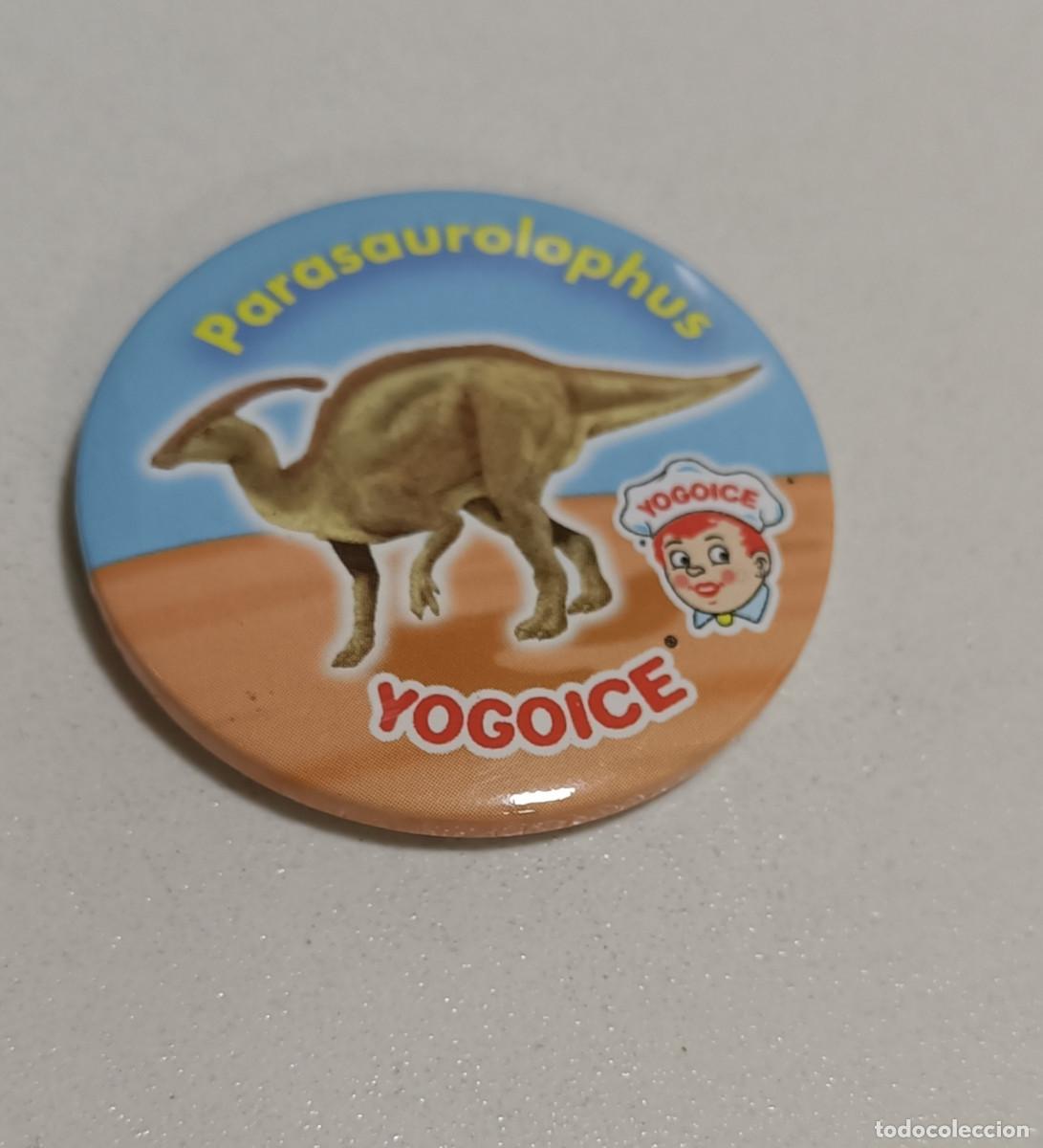 Coleccionismo: parasaurolophus CHAPA CHURRUCA YOGOICE DINOSAURIO PROMOCIONAL iman dino PROMOCIONAL