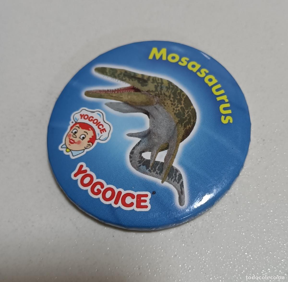 Coleccionismo: mosasaurus CHAPA CHURRUCA YOGOICE DINOSAURIO PROMOCIONAL iman dino PROMOCIONAL