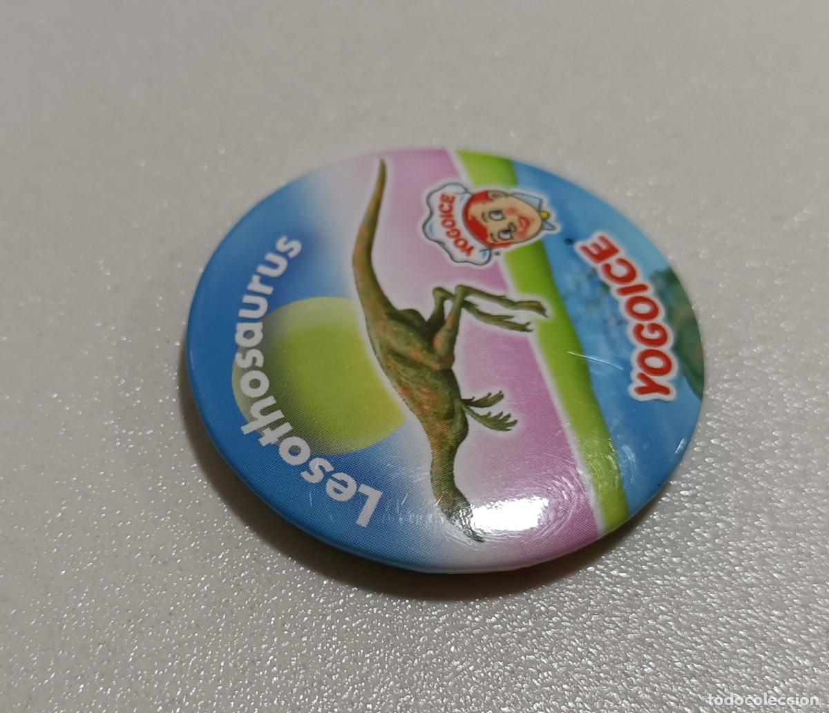 Coleccionismo: lesothosaurus CHAPA CHURRUCA YOGOICE DINOSAURIO PROMOCIONAL iman IMANES PROMOCIONAL