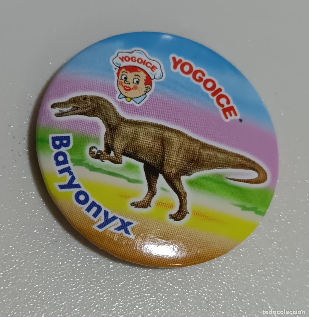 Coleccionismo: baryonyx CHAPA CHURRUCA YOGOICE DINOSAURIO PROMOCIONAL iman dino PROMOCIONAL