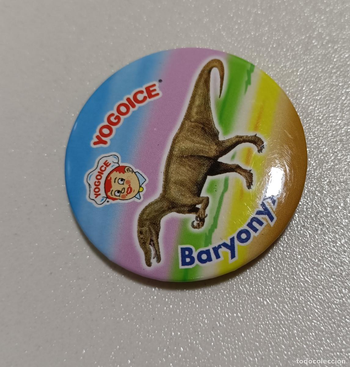 Coleccionismo: baryonyx CHAPA CHURRUCA YOGOICE DINOSAURIO PROMOCIONAL iman dino PROMOCIONAL