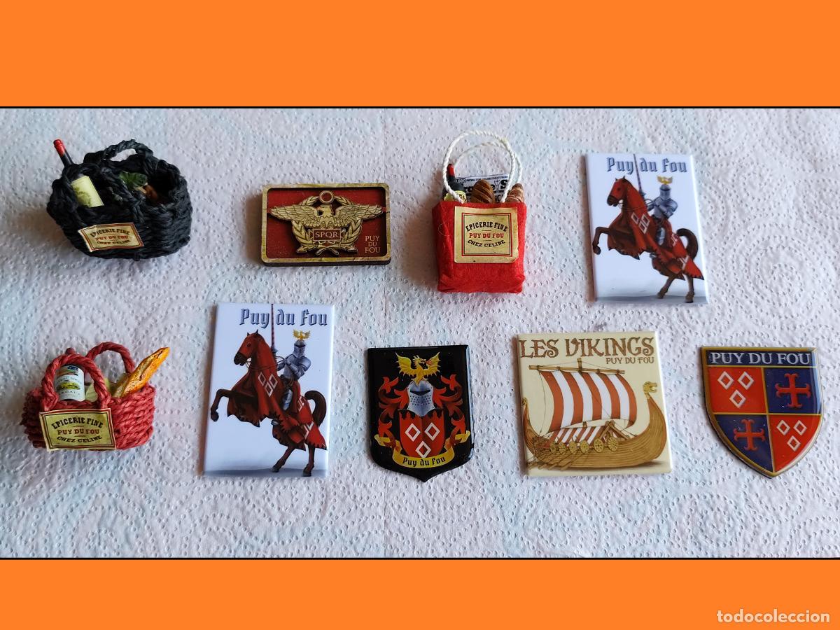 Coleccionismo: Lote de 2 Imanes del Parque PUY DU FOU.