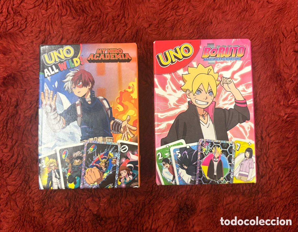 Coleccionismo: BARAJA CARTAS UNO - BORUTO + MY HERO ACADEMIA