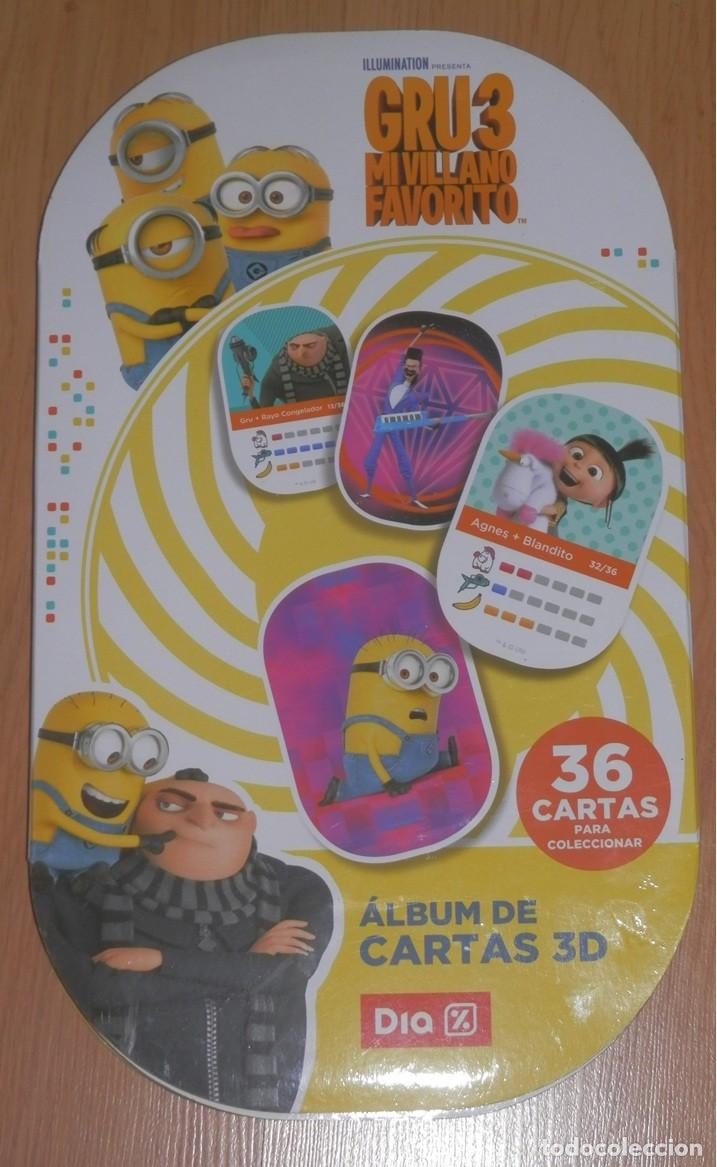 Coleccionismo: &Aacute;LBUM DE CARTAS 3D DE LOS MINIONS