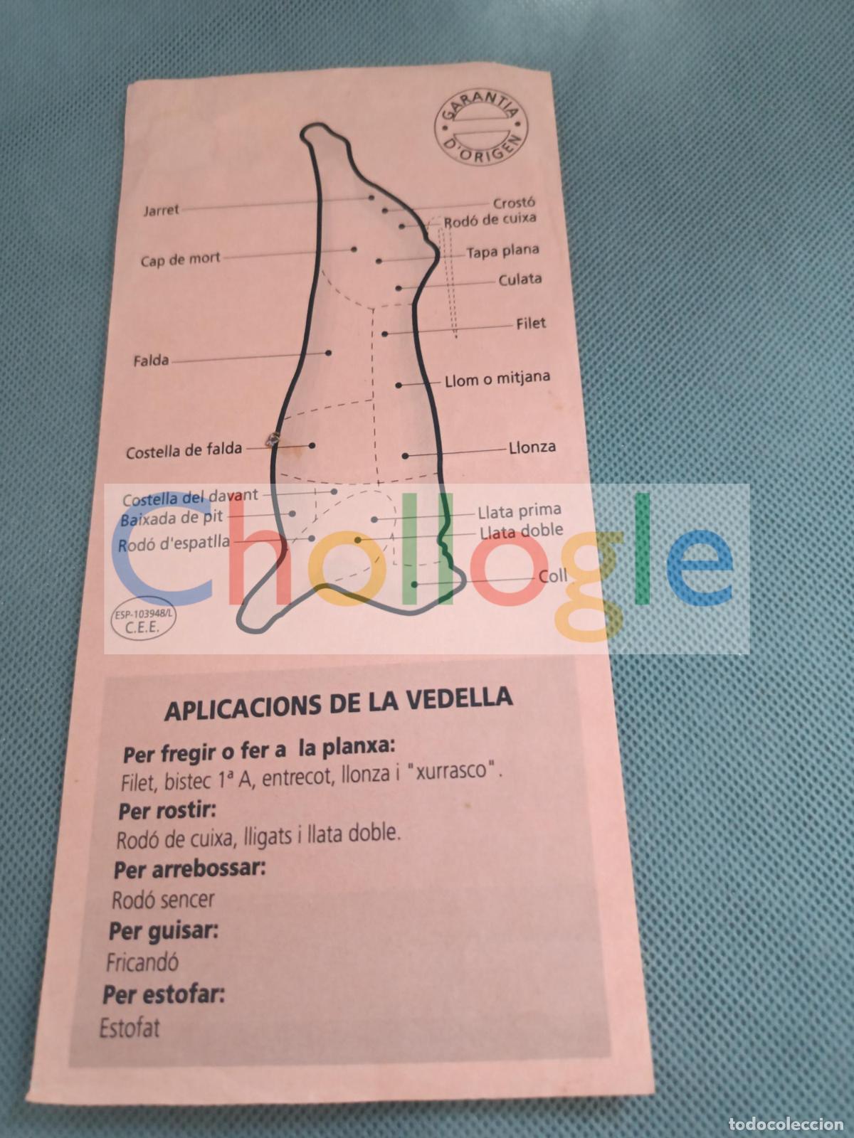 Coleccionismo: Area de Guissona Vedella de Guissona