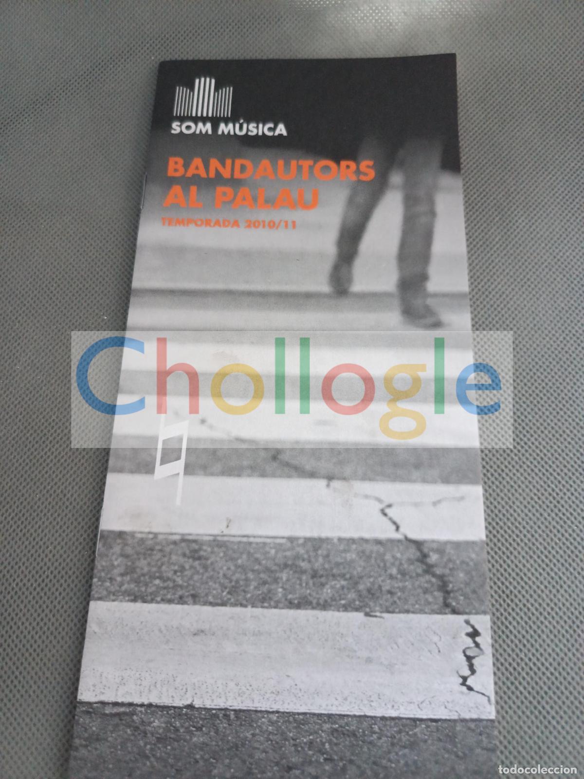 Coleccionismo: Programa Bandautors al palau enderrock palau m&uacute;sica catalana