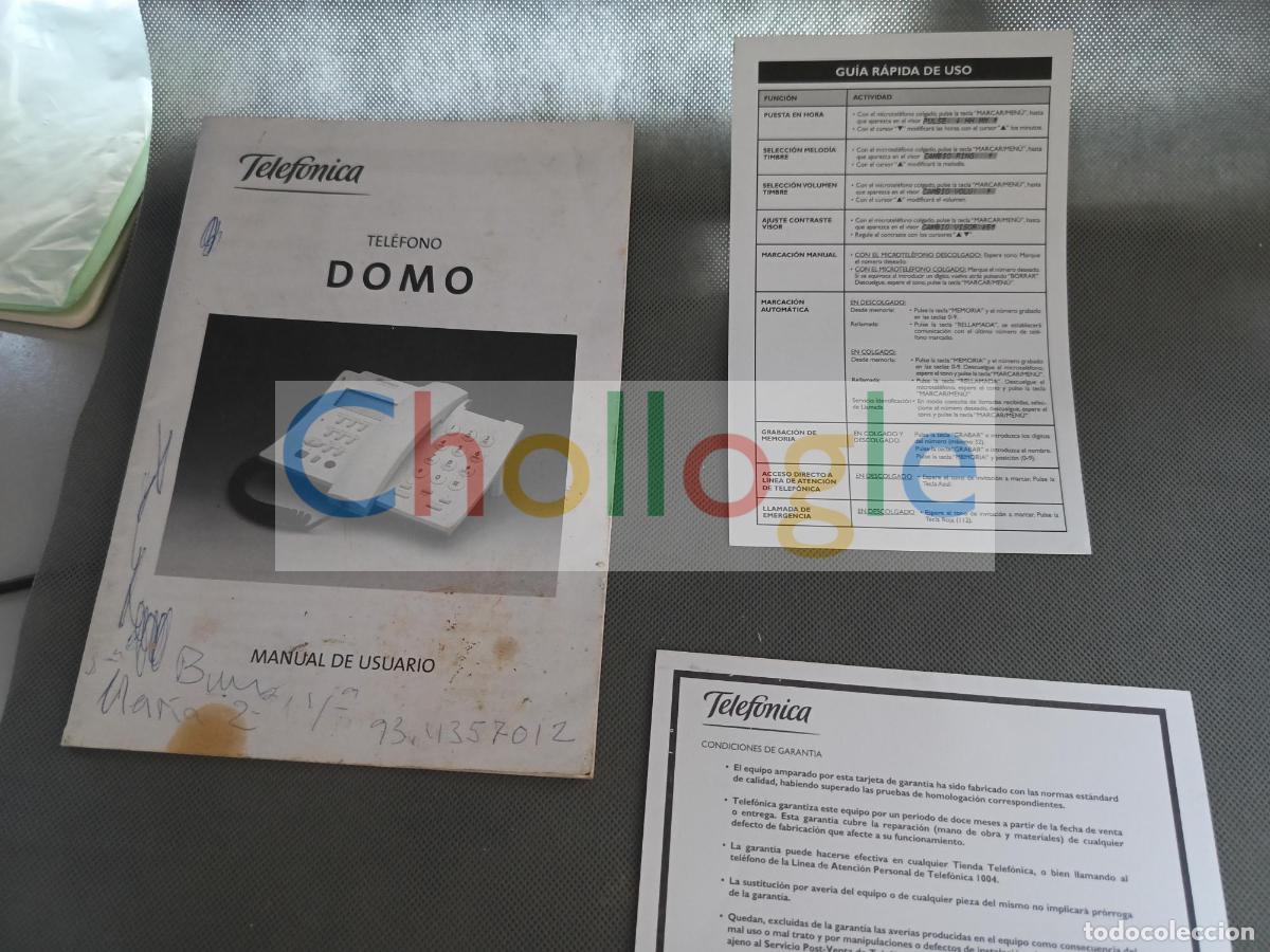 Coleccionismo: Manuel de Usuario Domo