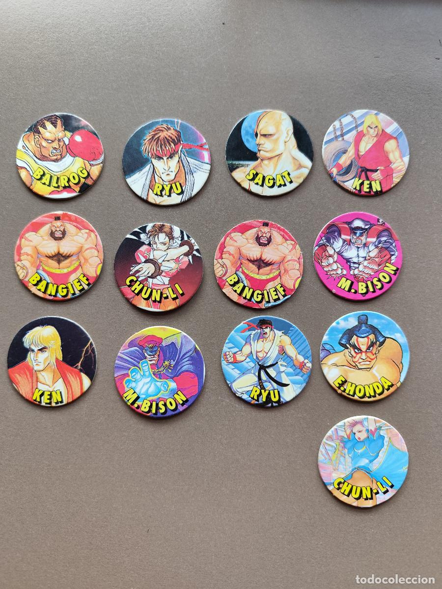 Coleccionismo: 10 Tazos Street Fighter II - Vidal