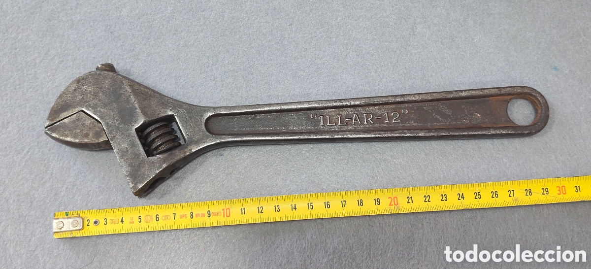 Sammeln: TODO UN CLASICO LLAVE INGLESA AJUSTABLE &rdquo;ILL-AR-12' CALIDAD EXTRA 30cm. (Abre y Cierra Bien )