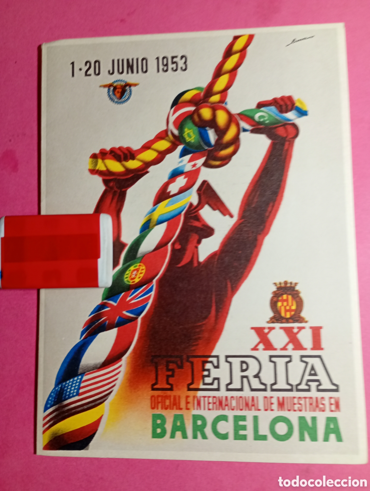Colecionismo: BARCELONA XXI FERIA OFICIAL E INTERNACIONAL DE MUESTRAS 1-20 DE JUNIO DE 1953 - ACORDE&Oacute;N