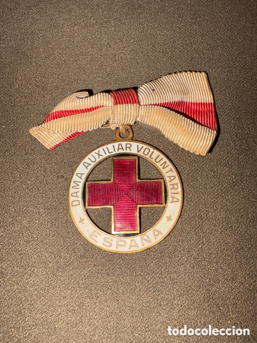 Sammeln: Medalla Dama Auxiliar Voluntaria Espa&ntilde;a . Cruz Roja Espa&ntilde;ola . Numerada*ver fotos*