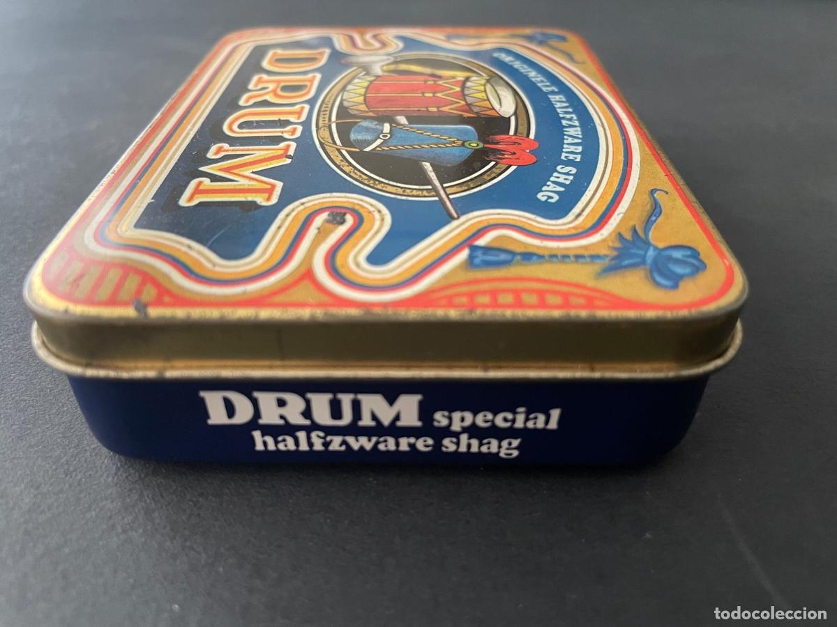 Coleccionismo: DRUM - CAJA METALICA DE TABACO - Foto 3