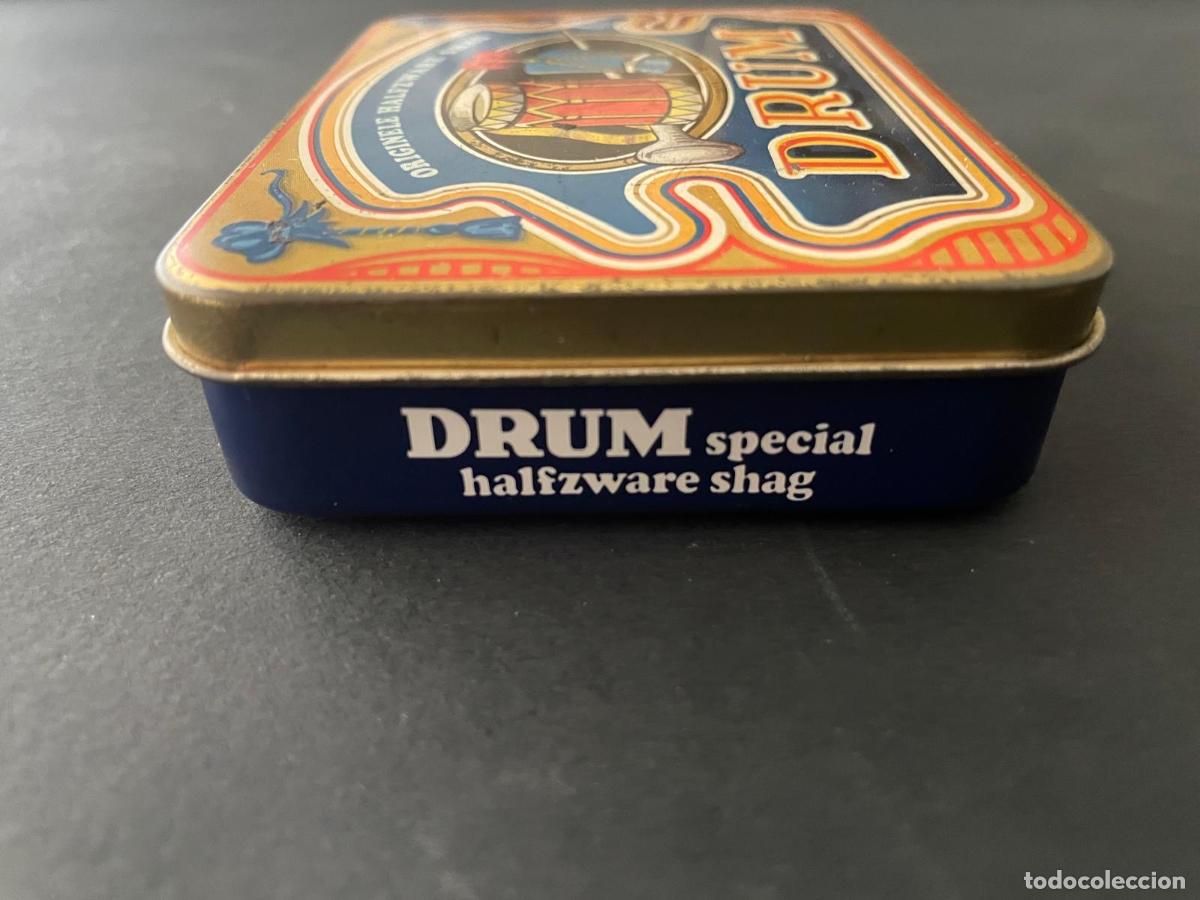 Coleccionismo: DRUM - CAJA METALICA DE TABACO - Foto 6