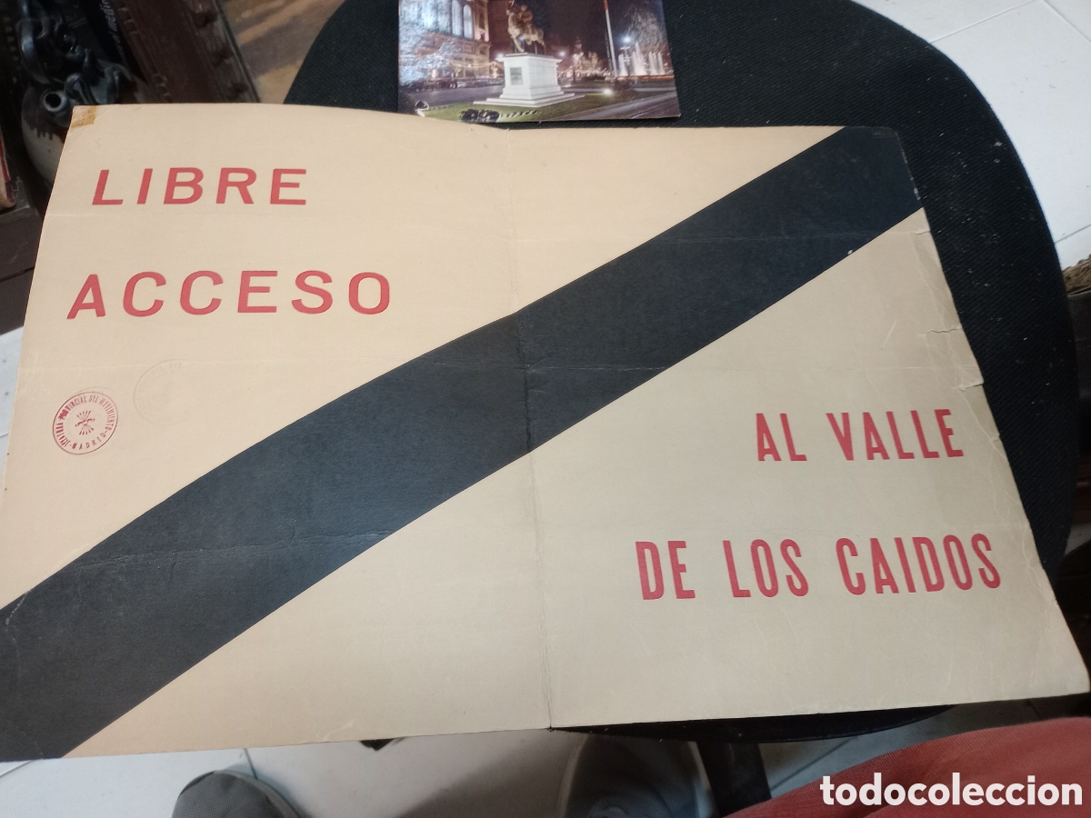 Coleccionismo: Cartel del Valle de los Ca&iacute;dos - Foto 3