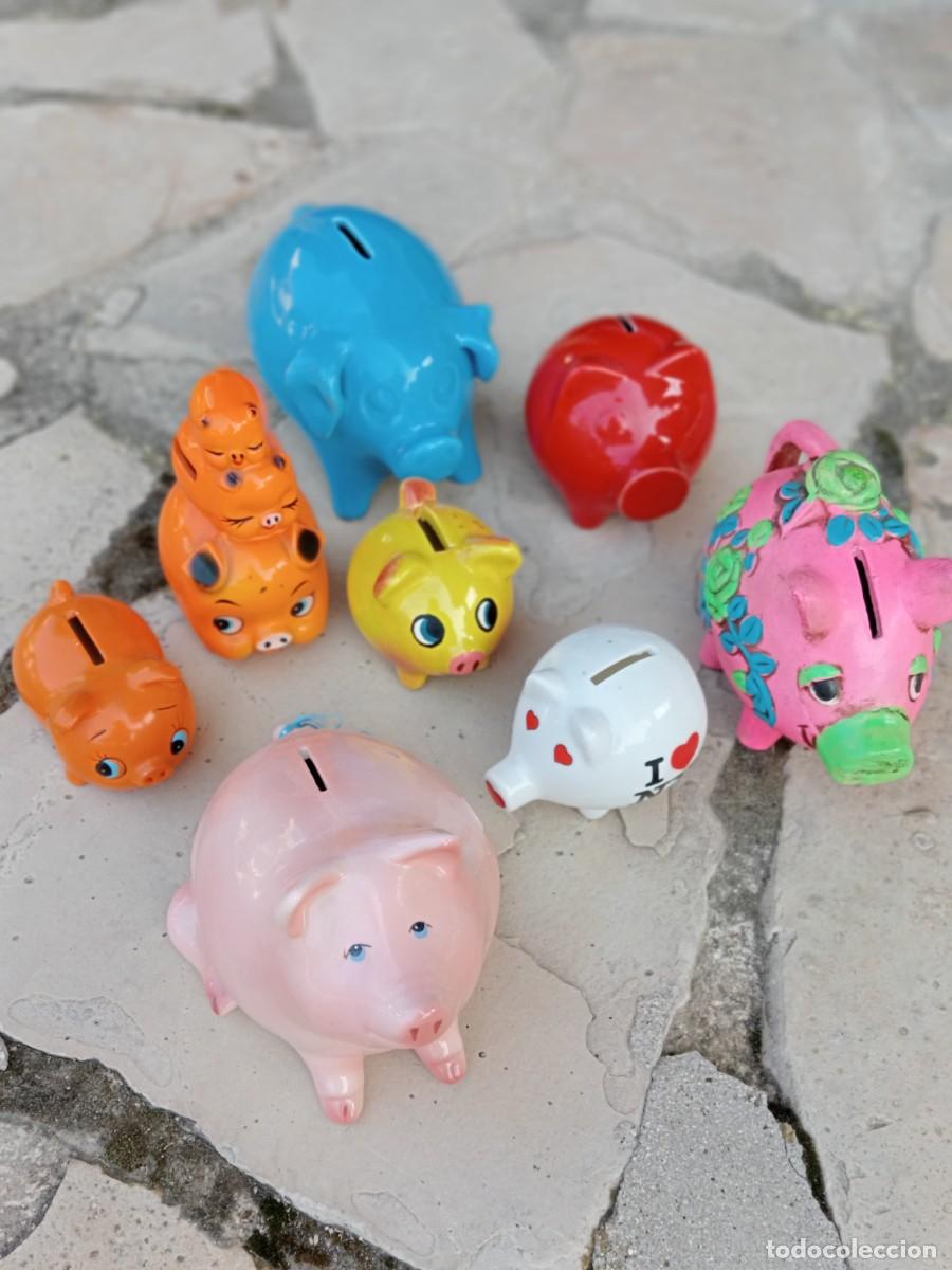 Coleccionismo: figuras cerditos HUCHAS ALEGRES