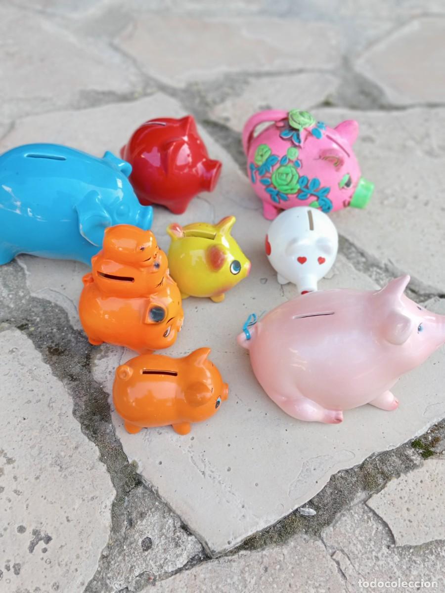 Coleccionismo: figuras cerditos HUCHAS ALEGRES - Foto 2