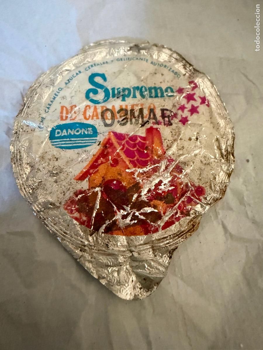 Coleccionismo: Tapa danone supremo caramelo