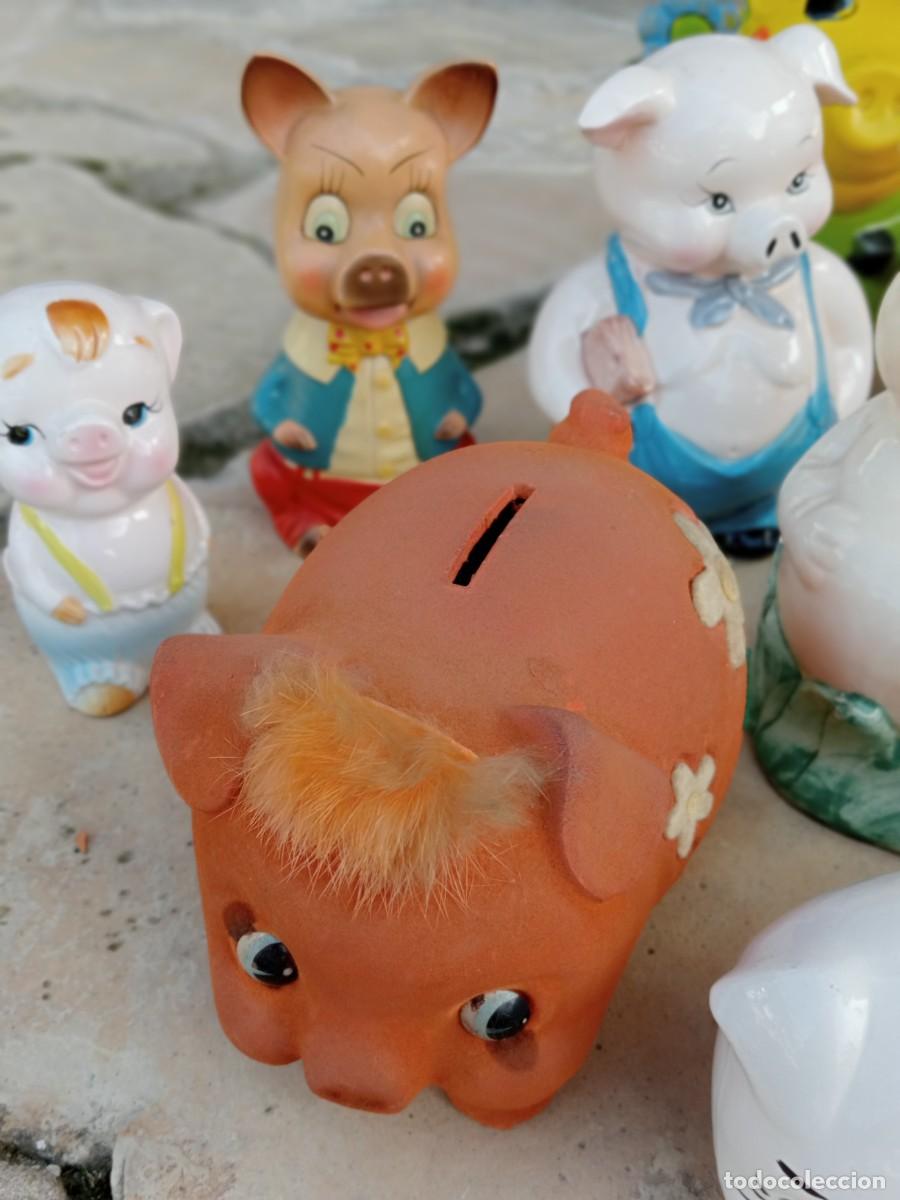 Coleccionismo: figuras cerditos HUCHAS RETRO - Foto 4