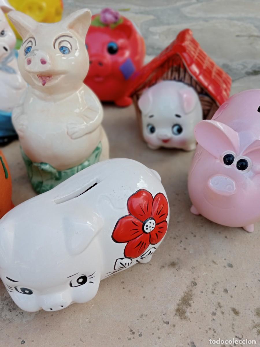 Coleccionismo: figuras cerditos HUCHAS RETRO - Foto 5