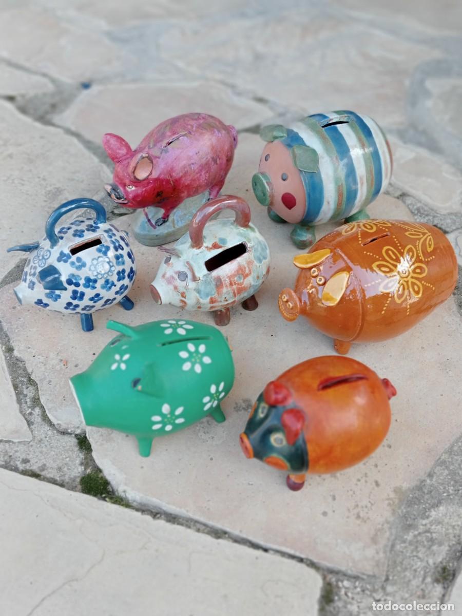 Coleccionismo: figuras cerditos HUCHAS RUSTICA