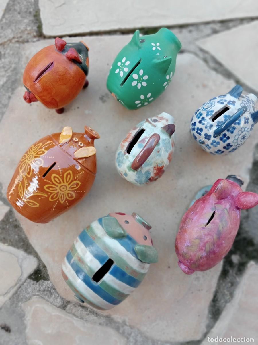 Coleccionismo: figuras cerditos HUCHAS RUSTICA - Foto 3