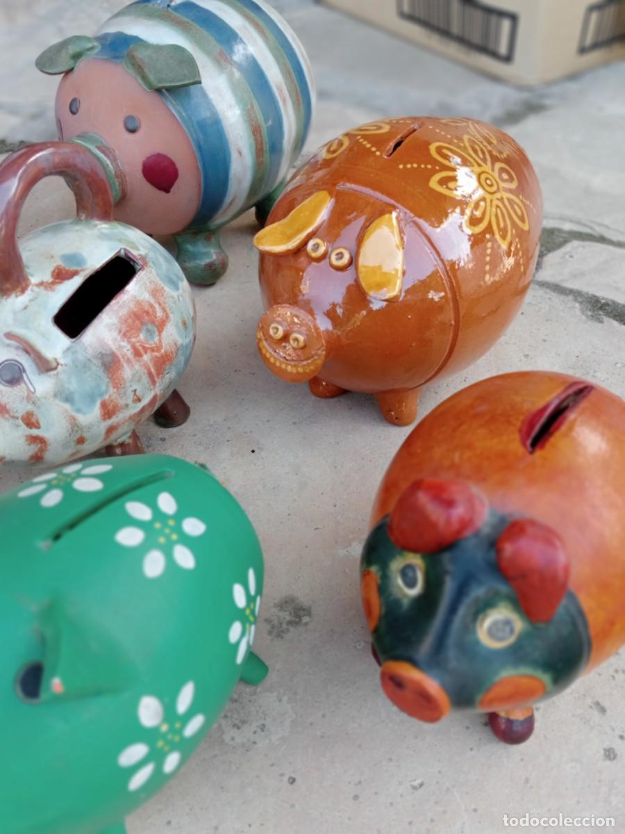 Coleccionismo: figuras cerditos HUCHAS RUSTICA - Foto 4