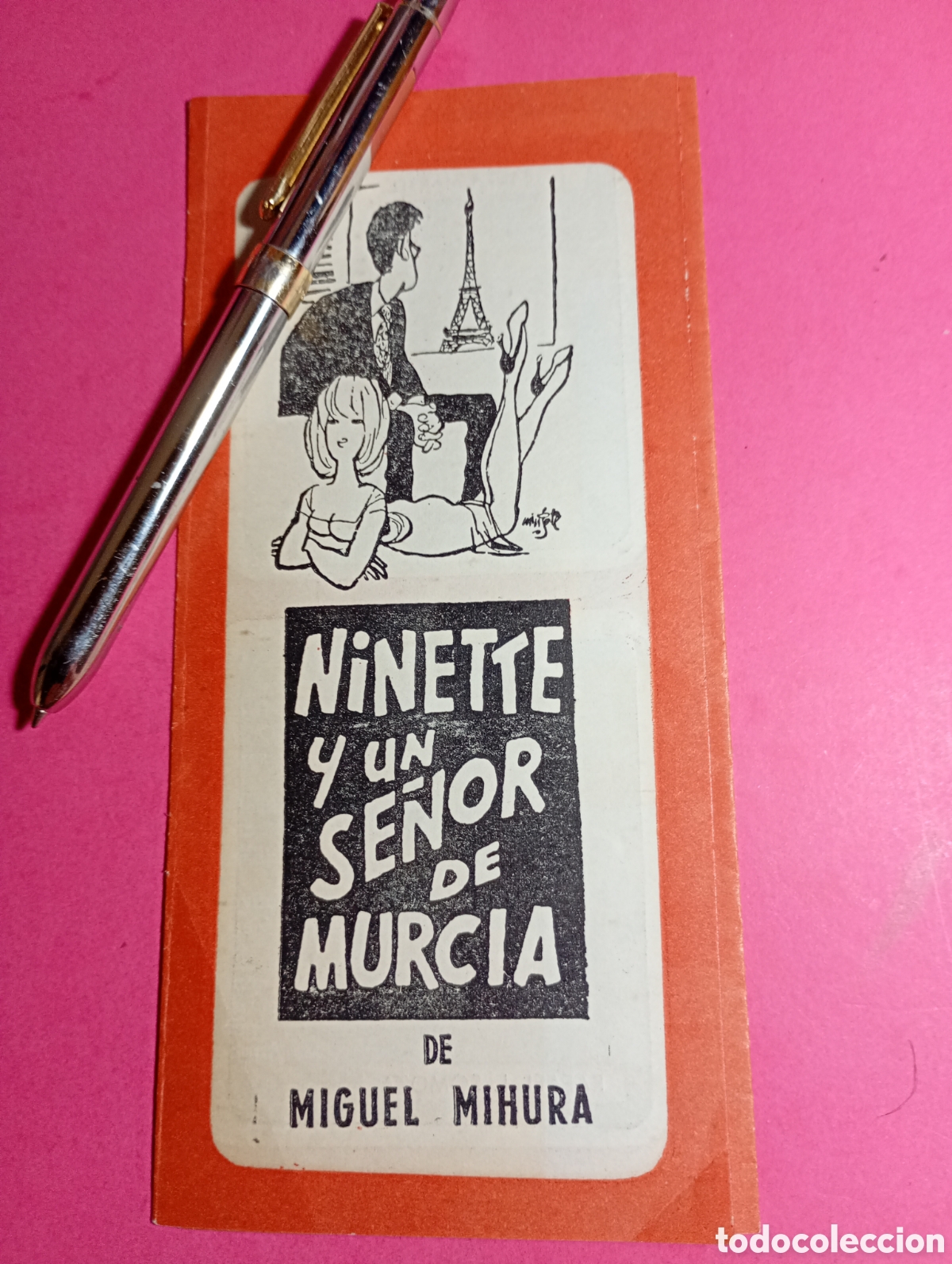 Collecting paper: ilustra mingote 'ninette y un se&ntilde;or d murcia' m. mihura paula martel jos&eacute; luis coll teatro barcelona