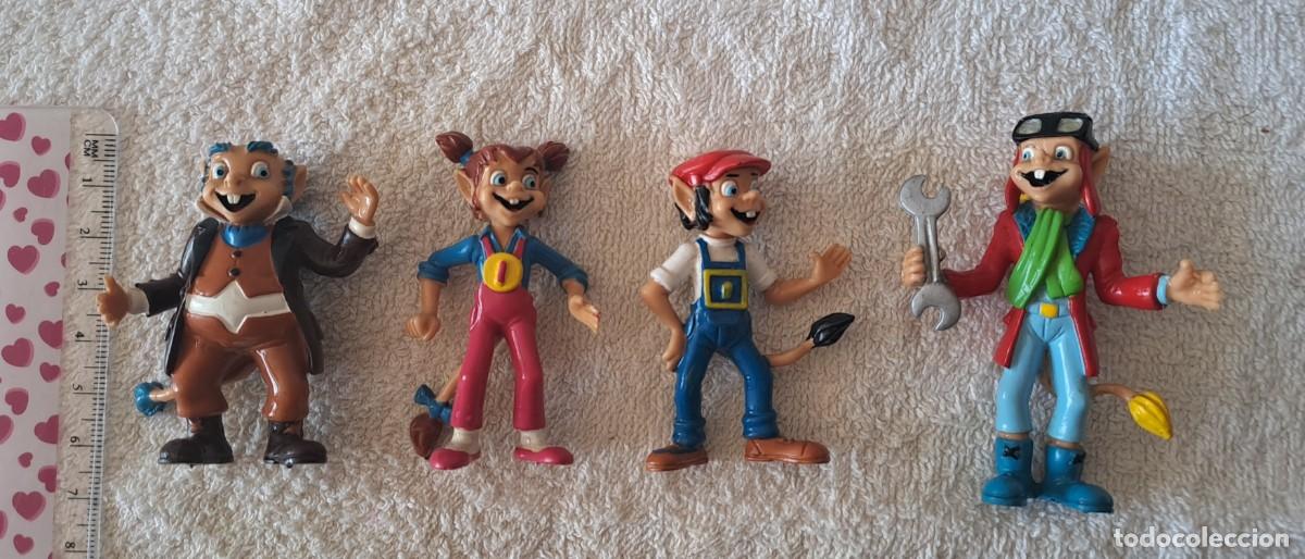 Coleccionismo: Los Diminutos Colecci&oacute;n 4 mu&ntilde;ecos PVC Original