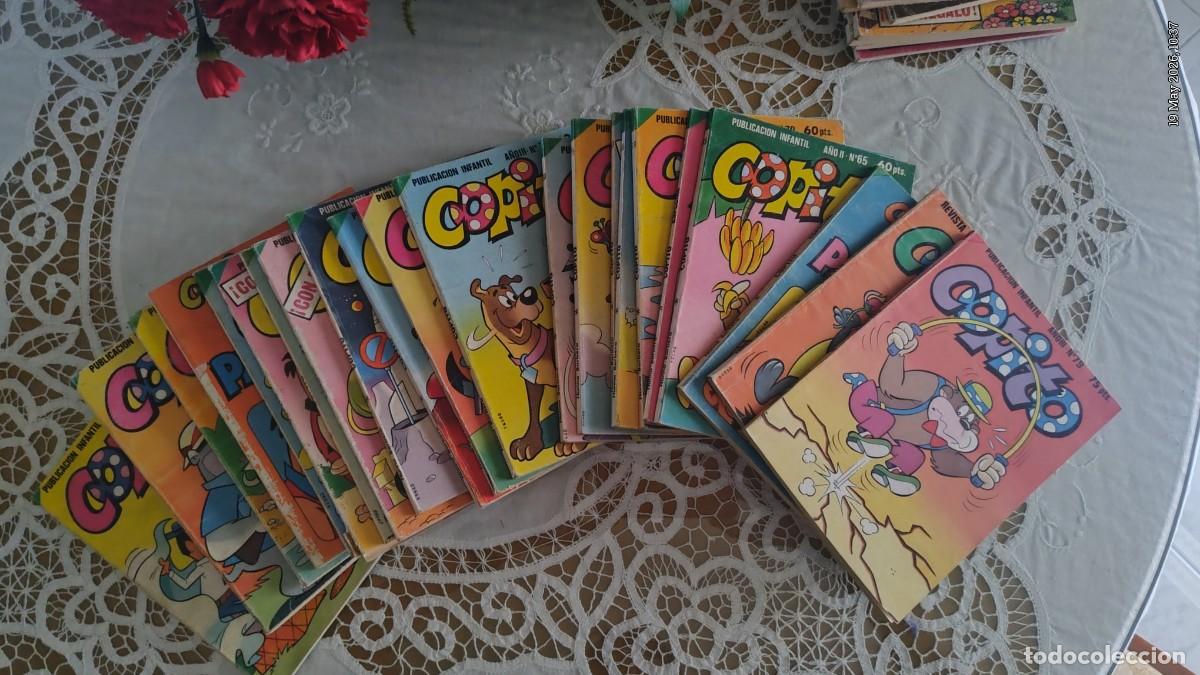 Coleccionismo: Lote 29 C&oacute;mics Infantiles A&ntilde;os 80: PULGARCITO y COPITO (Editorial Bruguera) - SOLO RECOGIDA