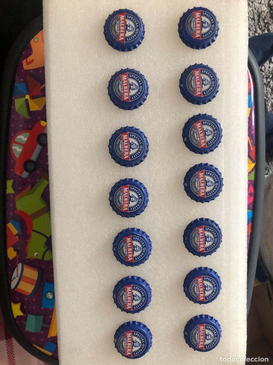 Coleccionismo: Chapas cerveza malbera