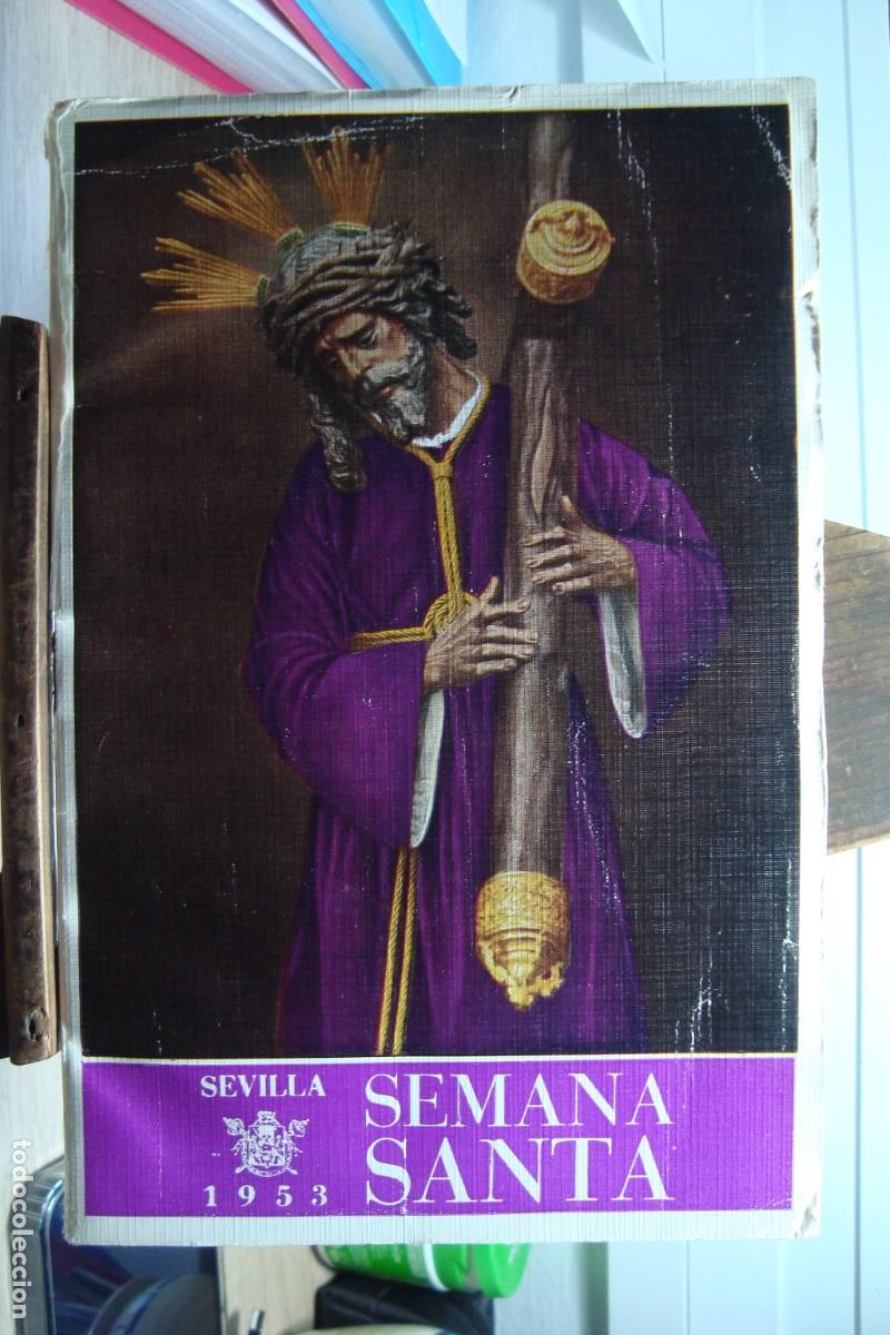 Coleccionismo: ANTIGUO PROGRAMA SEMANA SANTA SEVILLA 1953.
