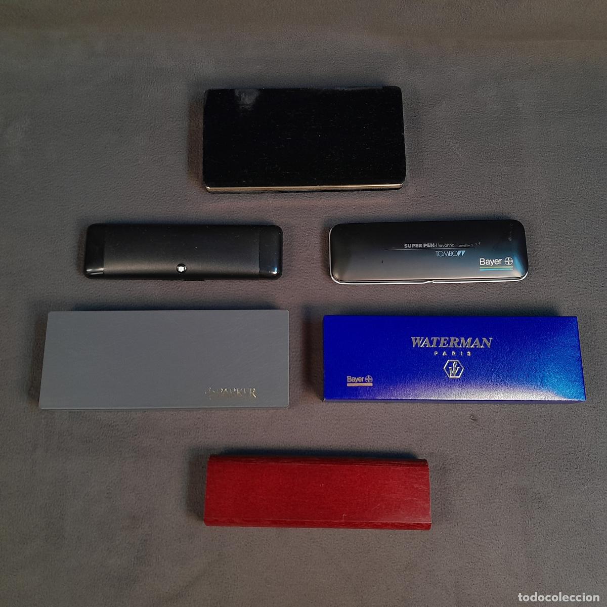 Collecting: LOTE DE 6 ESTUCHES PARA BOLIGRAFOS/PLUMAS DE DIFERENTES MARCAS. 1980 CA.